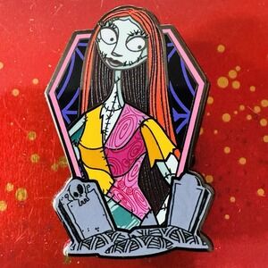 FiGPiN Disney Nightmare Before Christmas Mystery Pin Sally Coffin Web Frame Tomb